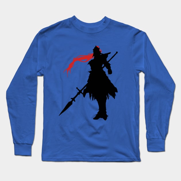 The Dragonslayer - Inverse Long Sleeve T-Shirt by sewarren71